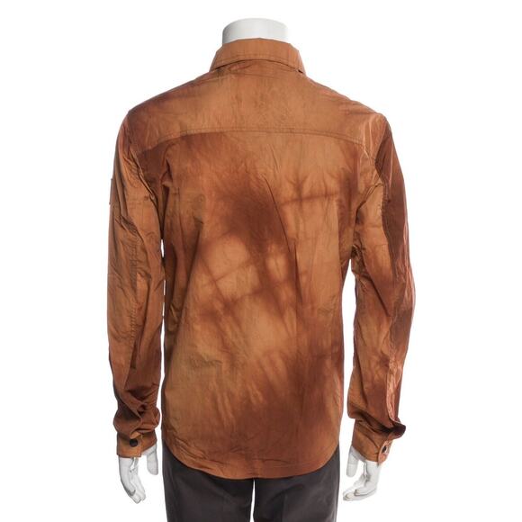 BELSTAFF Tactical Overshirt‎ Jacket Men Size Medium New Tags Amber Brown Sample - Picture 3 of 11